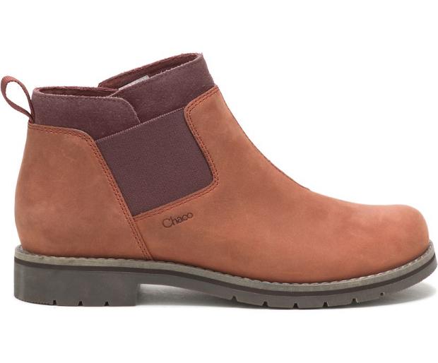 Orange Chaco Cataluna Explorer Chelsea Women Boots | 85721-PETD | Usa