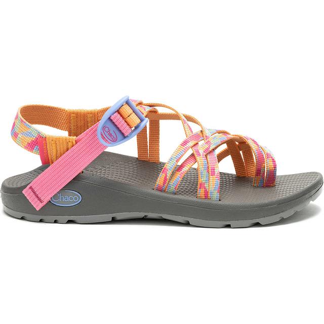 Orange Red Chaco ZX/2 Cloud Dual Adjustable Straps Cushioned Women Sandals | 05167-UXAN | Usa