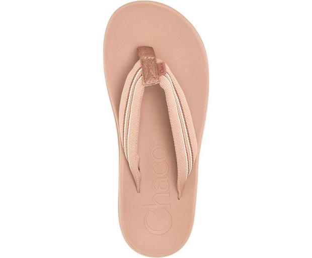 Pink Chaco Chillos Women Flip Flops | 23891-FGDP | Usa