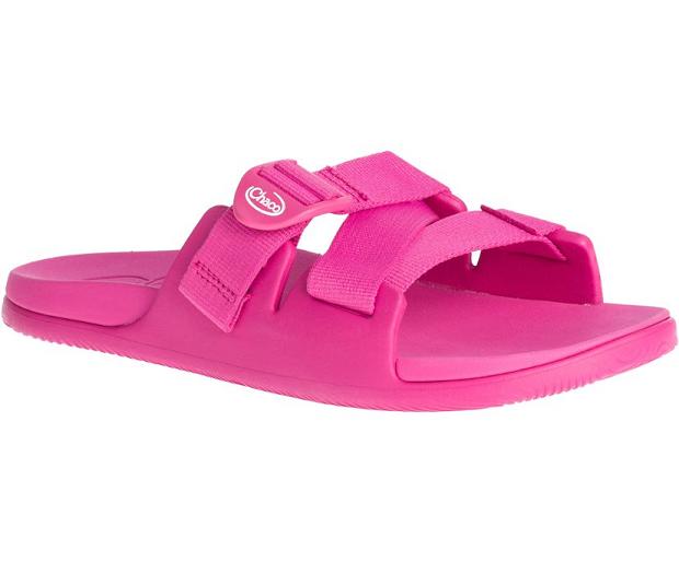 Pink Chaco Chillos Women Slide | 03241-JMQG | Usa