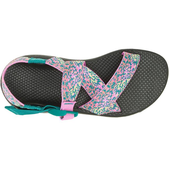 Pink Chaco Mega Z/Cloud Wide-Strap Cushioned Women Sandals | 02596-VUGA | Usa