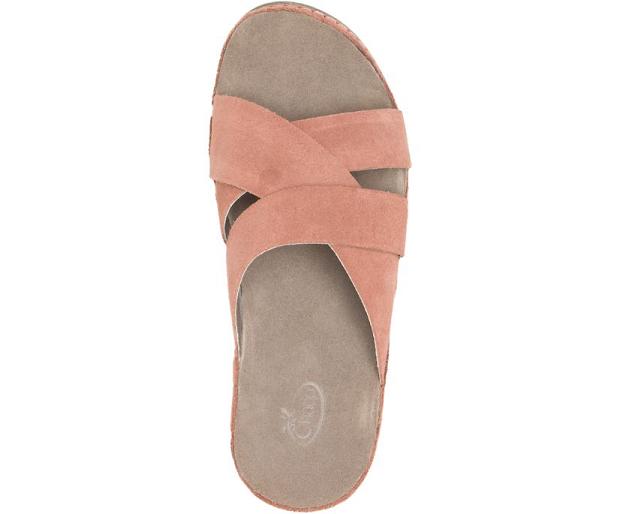 Pink Chaco Wayfarer Women Slide | 39705-BSHY | Usa