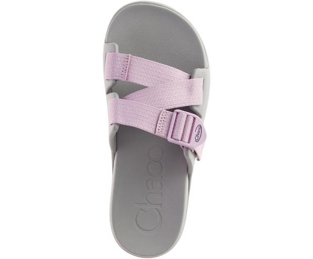 Pink Grey Chaco Chillos Women Slide | 98453-HMKI | Usa