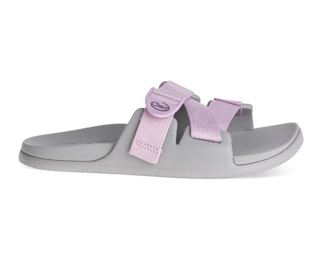 Pink Grey Chaco Chillos Women Slide | 98453-HMKI | Usa