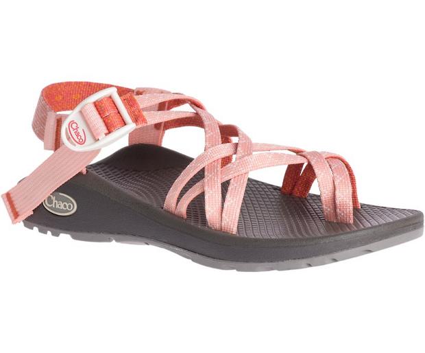 Pink White Chaco Z/Cloud X2 Women Sandals | 51296-OQKU | Usa