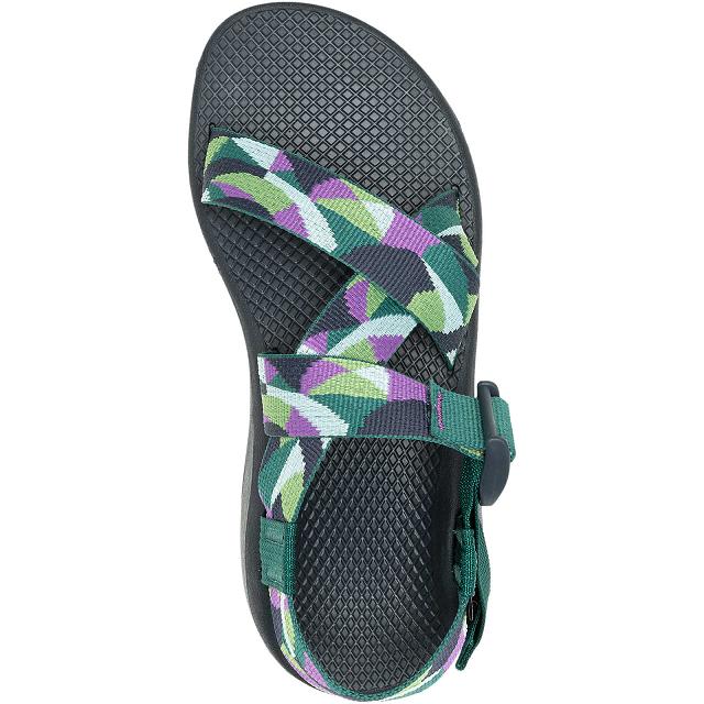 Purple Chaco Mega Z/Cloud Wide-Strap Cushioned Women Sandals | 34092-WJYN | Usa