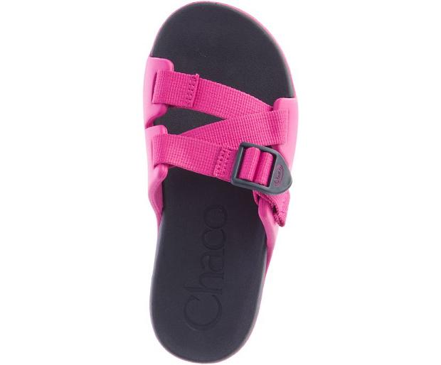 Red Black Chaco Chillos Kids' Slide | 82591-TNCD | Usa