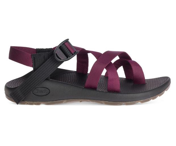 Red Black Chaco Z/2 Classic Women Sandals | 46975-JRMX | Usa