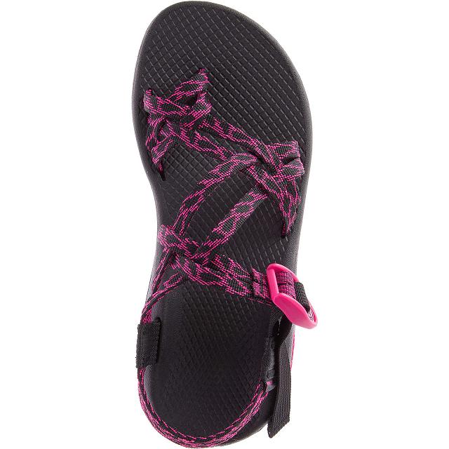 Red Black Chaco ZX/2 Cloud Dual Adjustable Straps Cushioned Women Sandals | 05138-BDMI | Usa