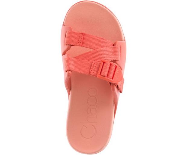 Red Chaco Chillos Kids' Slide | 80293-HFJM | Usa