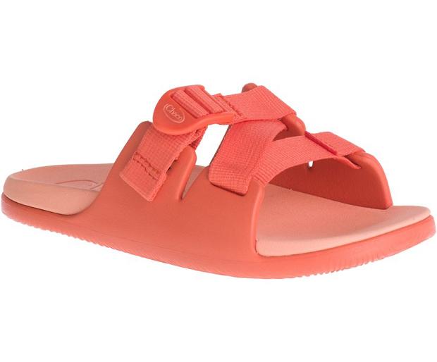 Red Chaco Chillos Kids' Slide | 80293-HFJM | Usa