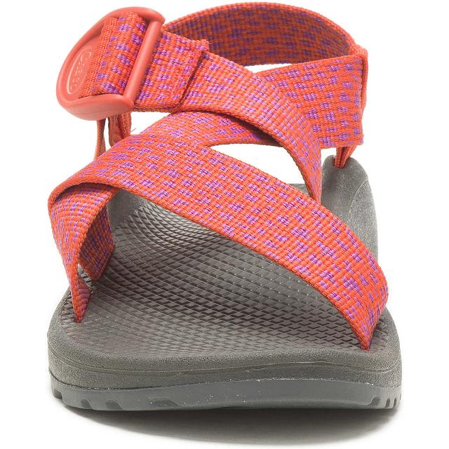 Red Chaco Mega Z/Cloud Wide-Strap Cushioned Women Sandals | 57649-FRHG | Usa