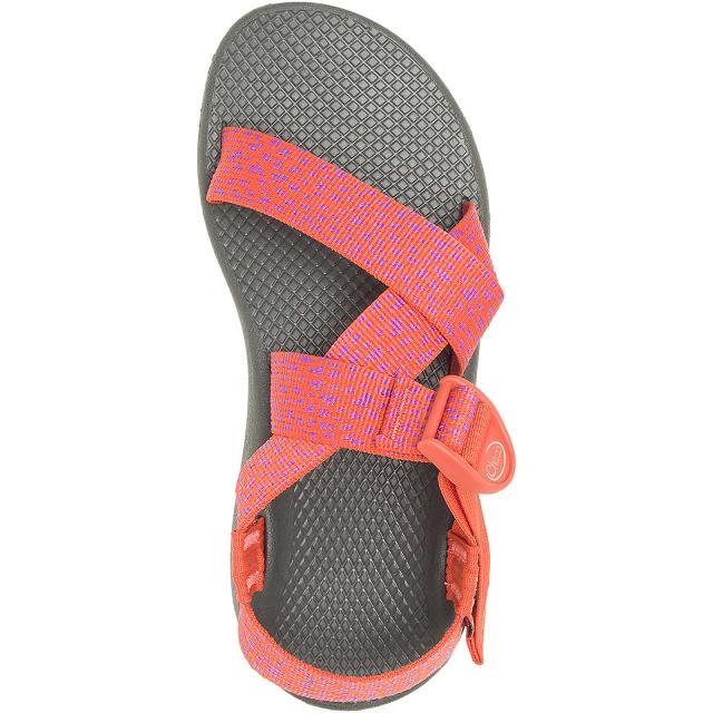 Red Chaco Mega Z/Cloud Wide-Strap Cushioned Women Sandals | 57649-FRHG | Usa