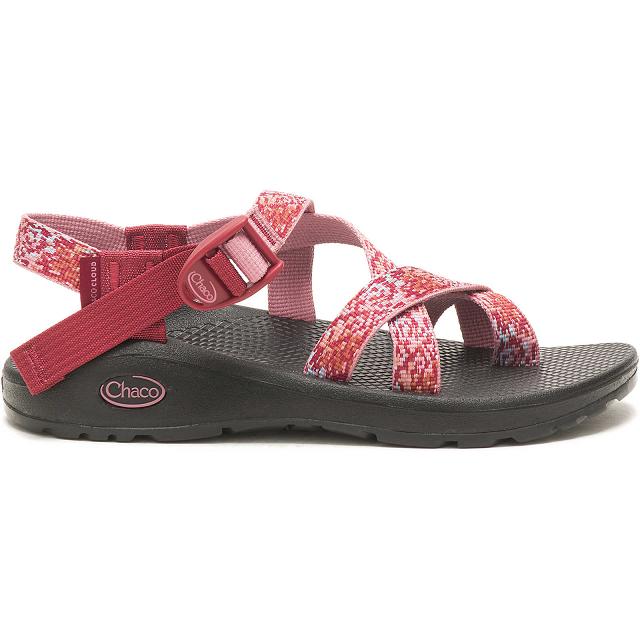 Red Chaco Z/Cloud 2 Adjustable Strap Cushioned Women Sandals | 47189-IHQD | Usa