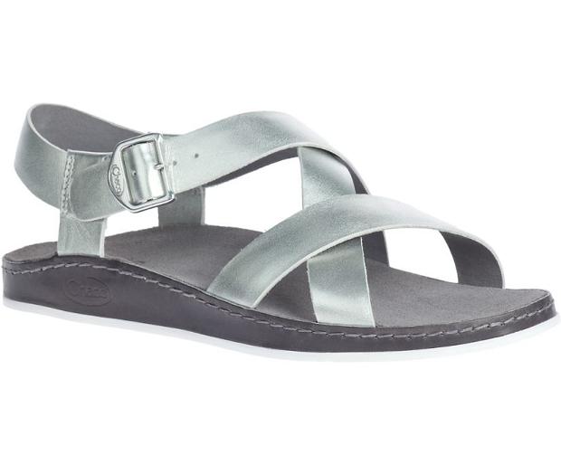 Silver Chaco Wayfarer Women Sandals | 73089-DRAW | Usa