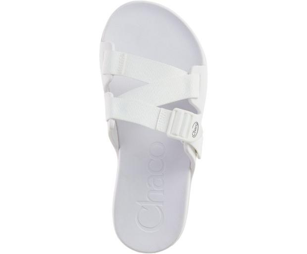 White Chaco Chillos Men Slide | 71096-VPOY | Usa