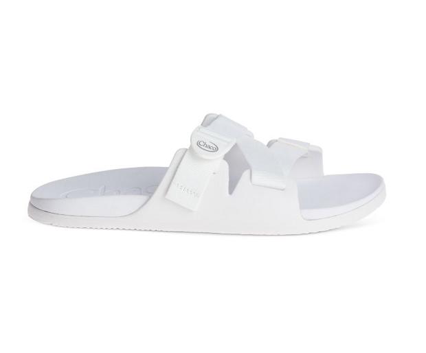 White Chaco Chillos Men Slide | 71096-VPOY | Usa