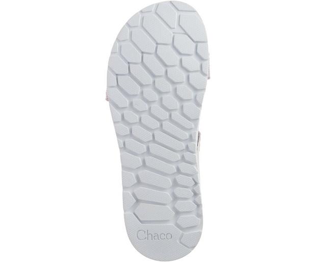 White Chaco Lowdown Women Slide | 81049-WNFV | Usa