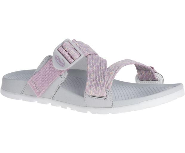 White Chaco Lowdown Women Slide | 81049-WNFV | Usa