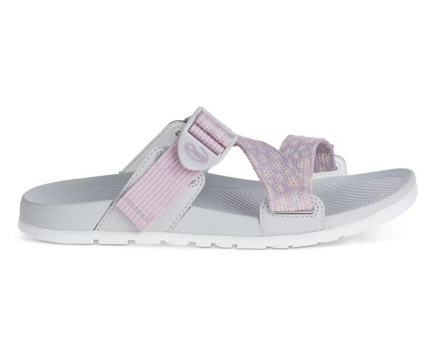 White Chaco Lowdown Women Slide | 81049-WNFV | Usa