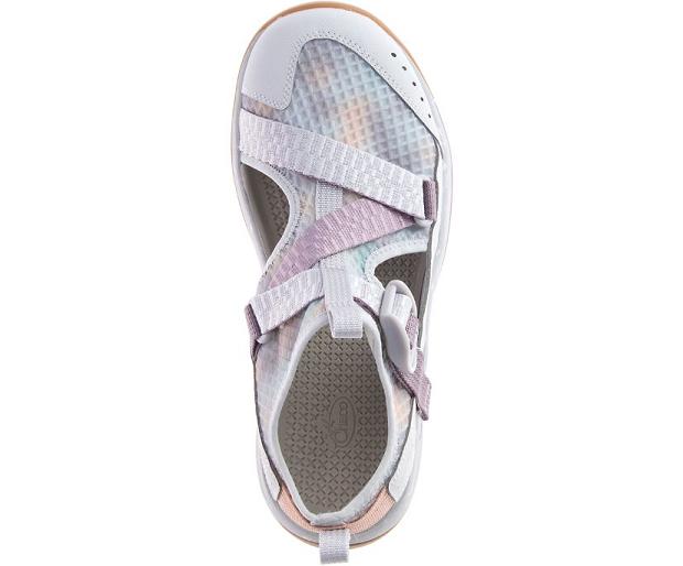 White Chaco Odyssey Women Sandals | 57263-VRXT | Usa