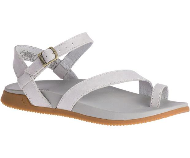 White Chaco Tulip Women Sandals | 12509-VGTO | Usa