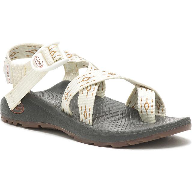 White Chaco Z/Cloud 2 Adjustable Strap Cushioned Women Sandals | 09763-NBSY | Usa