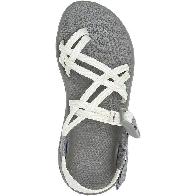 White Chaco ZX/2 Cloud Dual Adjustable Straps Cushioned Women Sandals | 30164-WCOJ | Usa