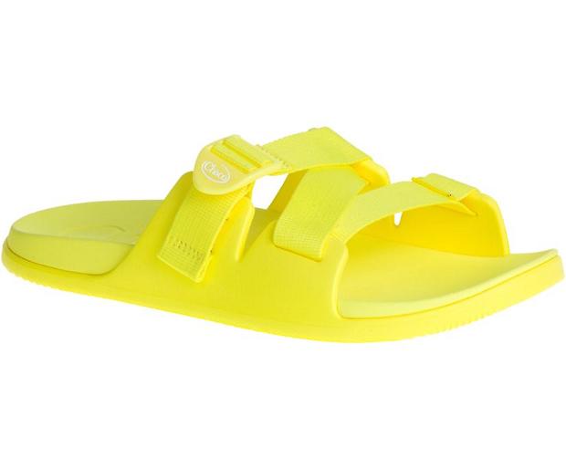 Yellow Chaco Chillos Men Slide | 42695-JGZU | Usa