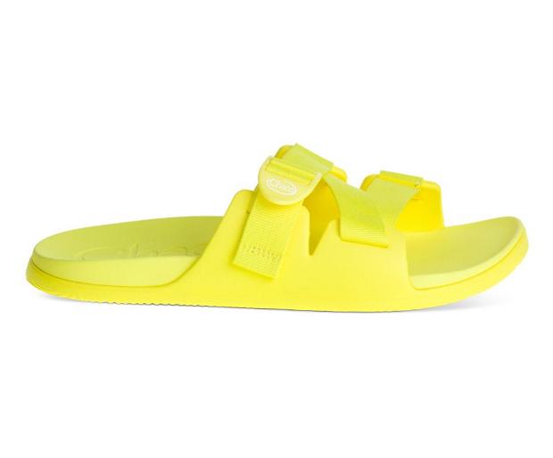 Yellow Chaco Chillos Men Slide | 42695-JGZU | Usa