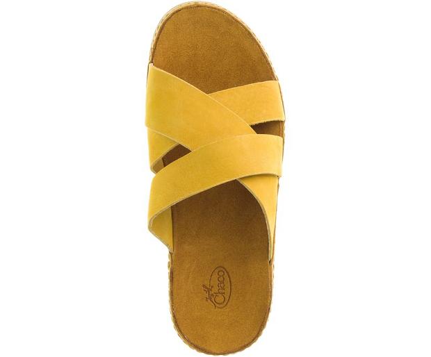 Yellow Chaco Wayfarer Women Slide | 86237-GPAR | Usa