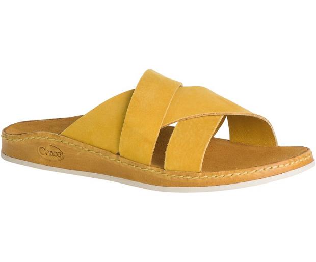 Yellow Chaco Wayfarer Women Slide | 86237-GPAR | Usa